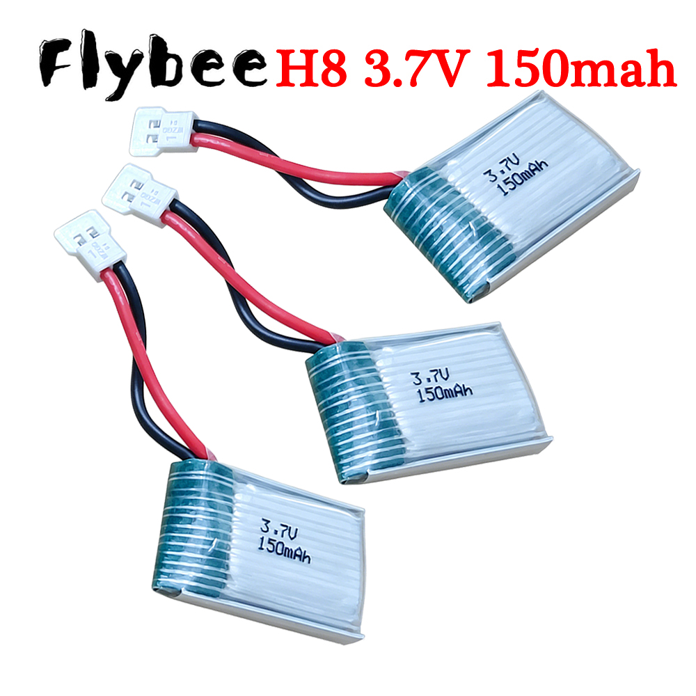 Rc Hobby Drone - XH2.54 Plug, 3.7V 150mAh 651723 Lipo