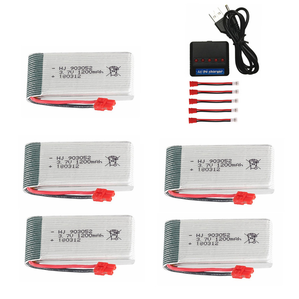 Rc Hobby Drone - 3.7V 1200mAh 903052 lipo battery for