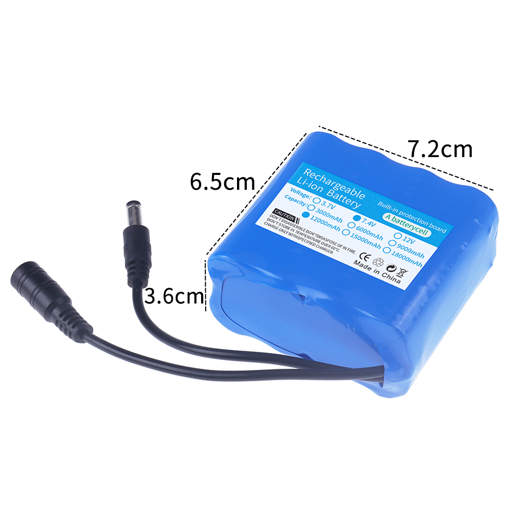 2S4P 18650 Lithium Battery 7.4 - Rc Hobby Hub ulasan dan harga
