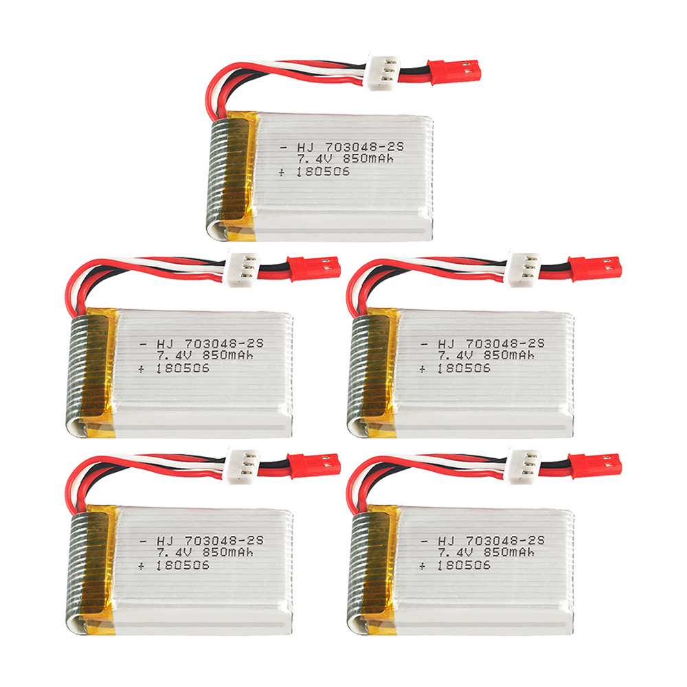 1-5pcs  2s 7.4V 850mAh 703048  - Rc Hobby Hub ulasan dan harga