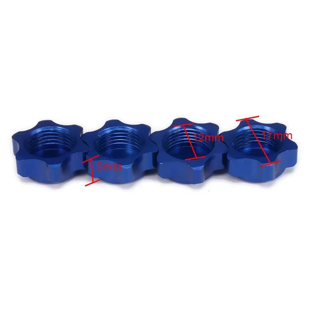 17mm Aluminum Wheel Hub Hex Nu - Rc Hobby Trucks ulasan dan harga