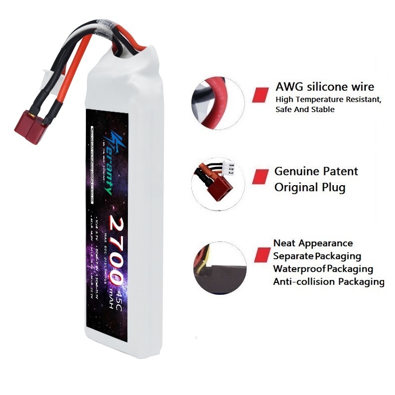 1/3PCS 2S 7.4V Lipo Battery 27 - Rc Hobby Drone ulasan dan harga