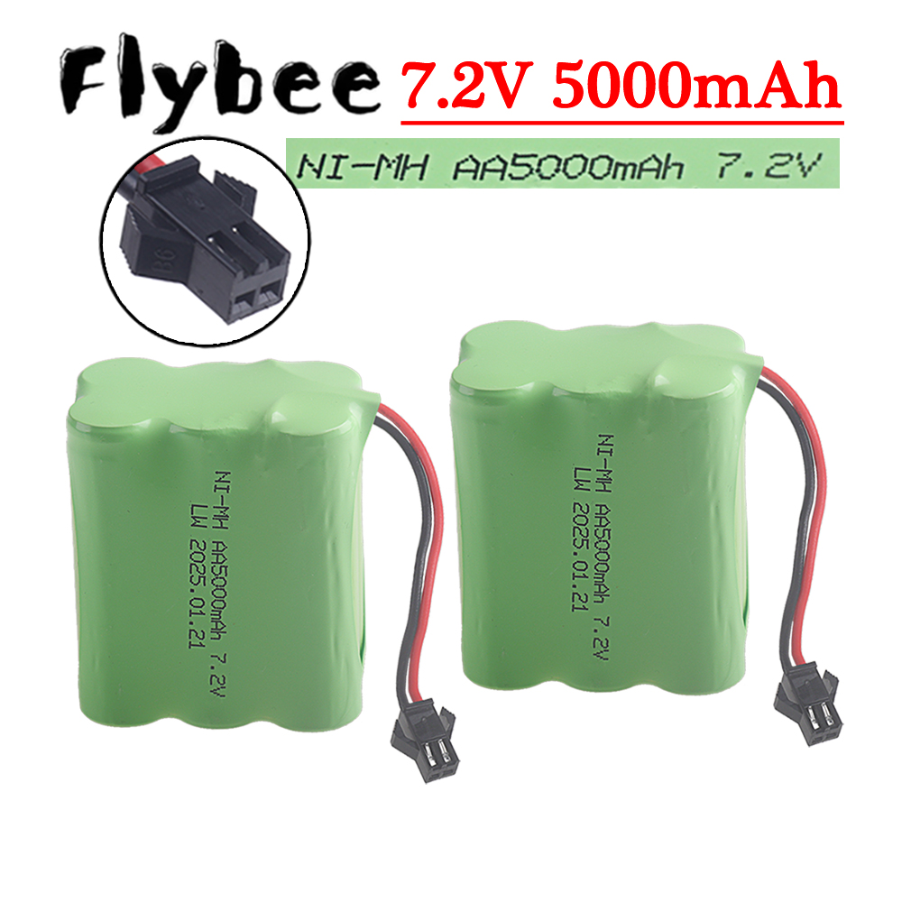 (SM-2P Plug) 7.2V 5000mah NiMH - Rc Hobby Hub ulasan dan harga