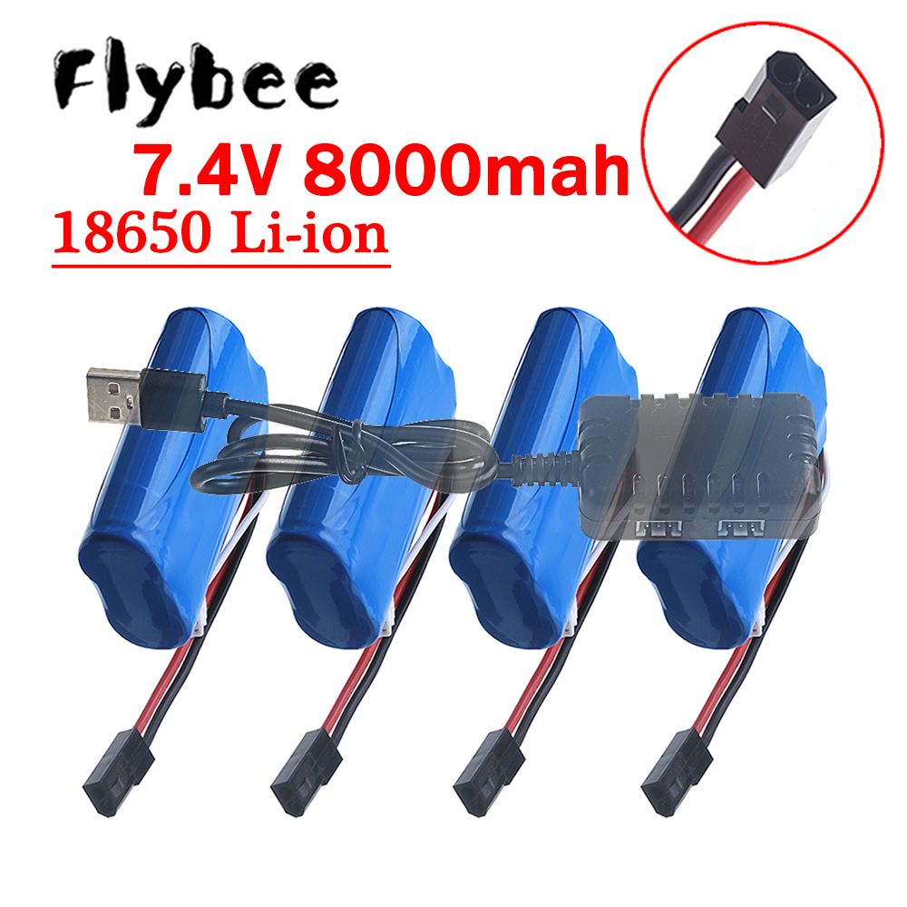 (5500 Plug) 18650 7.4V 8000Mah - Rc Hobby Hub ulasan dan harga