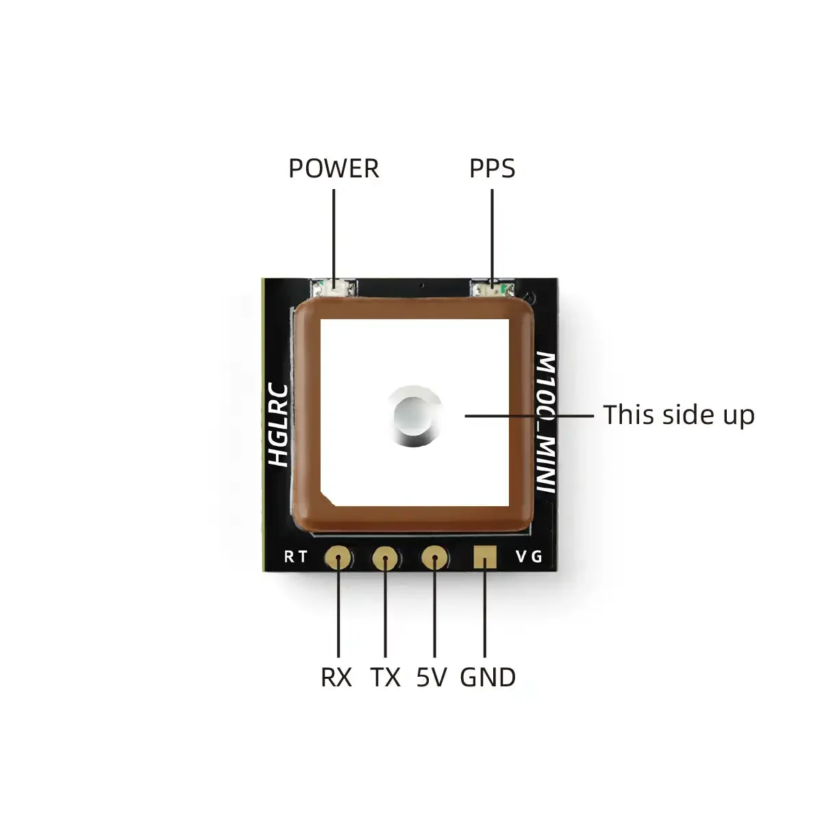 HGLRC M100 MINI GPS Module M10 - Rc Hobby Drone ulasan dan harga