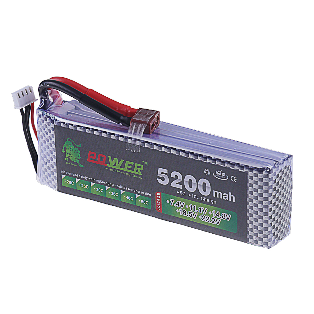 3S Lipo Battery 11.1V 5200mah  - Rc Hobby Drone ulasan dan harga